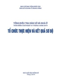 Tổng điều tra dân số và nhà ở thời điểm 0 giờ ngày 01 tháng 4 năm 2019: Tổ chức thực hiện và kết quả sơ bộ