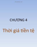 Bài giảng Quản trị tài chính: Chương 4 - Tô Lê Ánh Nguyệt