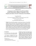 Comparison of the capital asset pricing model and the three factor model in a business cycle: Empirical evidence from the Vietnamese stock market