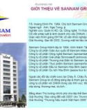 Bài giảng về Giới thiệu Sannam Group