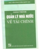 Giáo trình Quản lý nhà nước về tài chính: Phần 1 - PGS. TS Trần Đình Ty