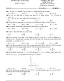 Đề thi học kì 1 môn Toán lớp 12 năm 2023-2024 - Trường THPT Hà Huy Tập, Quảng Nam