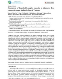 Assessment of household adaptive capacity to disasters: Two comparative case studies in Central Vietnam