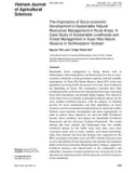 The importance of socio-economic development to sustainable natural resources management in rural areas: A case study of sustainable livelihoods and forest management in Xuan Nha nature reserve in Northwestern Vietnam