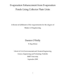 Master’s thesis of Engineering: Evaporation enhancement from evaporation ponds using collector plate units