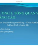 Bài giảng Quản trị quảng cáo: Chương 1 - Tổng quan về quảng cáo