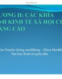 Bài giảng Quản trị quảng cáo: Chương 2 - Các khía cạnh kinh tế xã hội của quảng cáo