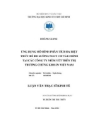 Luận văn Thạc sĩ Kinh tế: Ứng dụng mô hình phân tích đa biệt thức để đo lường nguy cơ tài chính tại các Công ty niêm yết trên thị trường chứng khoán Việt Nam