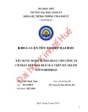 Khóa luận tốt nghiệp Hệ thống thông tin kinh tế: Xây dựng website bán hàng cho Công ty Cổ phần Dệt may Huế dựa trên mã nguồn mở Wordpress