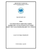 Luận văn Thạc sĩ Kinh tế: Giải pháp hoàn thiện hoạt động marketing tại Ngân hàng Xuất nhập khẩu Việt Nam (Eximbank) khu vực TP.HCM