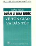 Giáo trình Quản lí nhà nước về tôn giáo và dân tộc: Phần 1 - TS. Hoàng Văn Chức