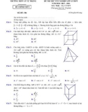 Đề thi thử tốt nghiệp THPT môn Toán năm 2023-2024 có đáp án - Trường THPT Lý Tự Trọng