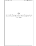 BÁO CÁO TỐT NGHIỆP: TÍNH TOÁN VÀ LẬP QUY TRÌNH HẠ THUỶ TÀU HÀNG RỜI 53000 T SỐ 2 ĐÓNG TẠI CÔNG TY CÔNG NGHIỆP TÀU THỦY NAM TRIỆU 