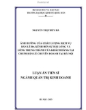 Luận án Tiến sĩ Quản trị kinh doanh: Ảnh hưởng của chất lượng dịch vụ bán lẻ đa kênh đến sự hài lòng và lòng trung thành của khách hàng tại chuỗi bán lẻ chuyên doanh tại Hà Nội