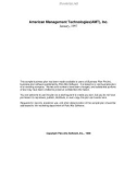 American Management Technologies(AMT)