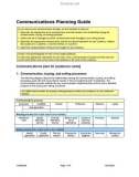 Communications Planning Guide