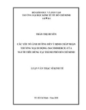 Luận văn Thạc sĩ Kinh tế: Các yếu tố ảnh hưởng đến ý định chấp nhận thương mại di động của người tiêu dùng tại thành phố Hồ Chí Minh