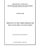 Luận văn Thạc sĩ Kinh tế: Điểm gãy cấu trúc trong mối quan hệ giữa tỷ giá hối đoái thực và lãi suất thực