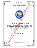 Khóa luận tốt nghiệp Kế toán-Kiểm toán: Thực trạng công tác kế toán cho vay đối với khách hàng doanh nghiệp tại Ngân hàng TMCP Công Thương Việt Nam – Chi nhánh Nam Thừa Thiên Huế