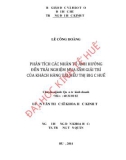 Luận văn Thạc sĩ Khoa học kinh tế: Phân tích các nhân tố ảnh hưởng đến trải nghiệm mua sắm giải trí của khách hàng tại siêu thị siêu thị Big C Huế