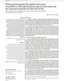 Sử dụng phương pháp trắc nghiệm khách quan trong kiểm tra, đánh giá kết quả học tập học phần pháp luật đại cương tại trường Đại học Kiến trúc Hà Nội