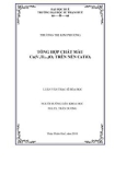 Luận văn Thạc sĩ Hóa học: Tổng hợp chất màu Ca(VxTi1-x)O3 trên nền CaTiO3
