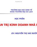 Quản trị kinh doanh nhà hành