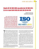 Chuyển đổi ISO 9001: 2008 sang phiên bản ISO 9001: 2015 tại các cơ quan hành chính nhà nước trên địa bàn tỉnh