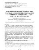 Principle component analysis: post purchase consumer behaviour among car owners in Aizawl city- a case study of Hyundai motors