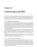 Chapter 24 - Conferencing in the IMS