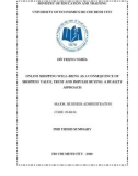 PHD thesis summary Business administration: Online shopping well being as a consequence of shopping value, trust and impulse buying - A duality approach