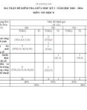 Đề thi giữa học kì 1 môn Tin học lớp 8 năm 2023-2024 có đáp án - Trường THCS Nguyễn Du, Hội An