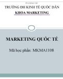 Bài giảng Marketing quốc tế: Chương 0 - Giới thiệu môn học