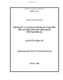 Luật văn Thạc sĩ Luật học: Hương ước và vai trò của hương ước trong điều kiện xây dựng Nhà nước pháp quyền Việt Nam hiện nay