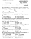 Đề thi học kì 1 môn Vật lí lớp 12 năm 2022-2023 có đáp án - Trường THPT Nguyễn Huệ, Đắk Lắk