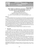 Phát triển sản phẩm du lịch chất lượng cao tại điểm đến du lịch thành phố Vũng Tàu