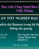 Đề tài: Khuếch đại Raman trong hệ thống thông tin quang