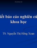 Viết báo cáo nghiên cứu khoa học