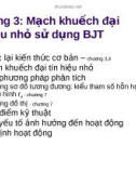 Mạch khuếch đại tín hiệu nhỏ sử dụng BJT