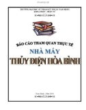 Báo cáo Nhà máy thủy điện Hòa Bình