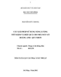 Luận văn: Các giải pháp sử dụng năng lượng tiết kiệm và hiệu quả cho máy gỗ Hoàng Anh - Quy Nhơn