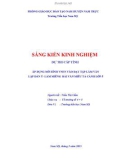 Sáng kiến kinh nghiệm Tiểu học: Áp dụng mô hình VNEN vào dạy phân môn tập làm văn kiểu bài: Lập dàn ý - làm miệng bài văn tả cảnh lớp 5