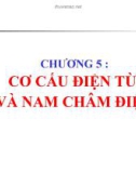 giáo án điện tử công nghệ: cơ cấu điện từ và nam châm điện