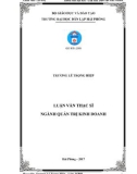 Luận văn Thạc sĩ ngành Quản trị kinh doanh: Hoàn thiện hoạt động Marketing xã hội sản phẩm thuốc điều trị HIV/AIDS tại Hải Phòng đến năm 2020