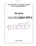 Bài giảng Mạch điện tử 2