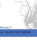 Bài giảng tin học ứng dụng: Chương IV - Các hàm tài chính