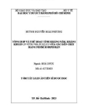 Tóm tắt Luận án Tiến sĩ Dược học: Tổng hợp và thử hoạt tính kháng nấm, kháng khuẩn in vitro và in silico của các dẫn chất mang nhóm morpholin