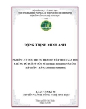 NGHIÊN CỨU ĐẶC TRƢNG PROTEIN CỦA VIRUS GÂY HỘI CHỨNG ĐỎ ĐUÔI Ở TÔM SÚ (Penaeus monodon) VÀ TÔM THẺ CHÂN TRẮNG (Penaeus vannamei)