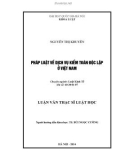 Luận văn Thạc sĩ Luật học: Pháp luật về dịch vụ kiểm toán độc lập ở Việt Nam