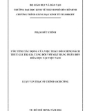 Luận văn Thạc sĩ Chính sách công: Ước tính tác động của việc thay đổi chính sách thuế giá trị gia tăng đối với mặt hàng phân bón hóa học tại Việt Nam